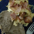 El cooksnap de Oscar Anton cuando hizo Puré de patatas gratinado con bacon.