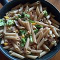 Cooksnap από Φουντπόρν στη συνταγή Πέννες ολικής αλέσεως με μπρόκολο και μοτσαρέλα