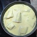 El cooksnap de Beatriz Garcia Romero cuando hizo Corvina en salsa de cúrcuma.