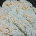 El cooksnap de Natali Birretto cuando hizo Ricota casera con leche en polvo.