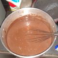 El cooksnap de Carmen Quintero cuando hizo Crema Pastelera de Chocolate para relleno de tartas y postres.