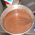 El cooksnap de Carmen Quintero cuando hizo Crema Pastelera de Chocolate para relleno de tartas y postres.