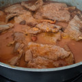 El cooksnap de Ana Insa Gimenez cuando hizo Fricandó de ternera con setas o moixernons.