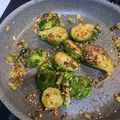 sandraallaine's cooksnap of when they made Garlic pan roasted Brussels sprouts.