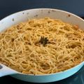 El cooksnap de Elena cuando hizo Pasta con Salmón ahumado y Nata |DarixLab.