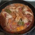 El cooksnap de Manuel Algara cuando hizo Codornices en escabeche.