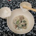 Cooksnap dari cindoot untuk resep MPASI 10 bulan anti GTM - Cream Soup Ati Ayam