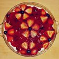 El cooksnap de Pilar cuando hizo Cheesecake de frutos rojos sin horno.