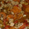 El cooksnap de Fiorella cuando hizo Escabeche de pollo para conservas.