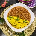 کوک اسنپ ‌*Zahra* بعد از امتحان کردن خوراک لوبیا چیتی با سیب زمینی.