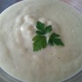 El cooksnap de Ángeles Medina cuando hizo Vichyssoise (crema de ajo porro y papas).
