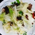 Chia Feng Liu 的 鮮香菇炒高麗菜 cooksnap