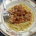 รูป Cooksnap ของ ป๋า'นุ๊ก พอได้เล็ม'ม เมื่อเขาทำ สปาเก็ตตี้ไก่ซอสแดง