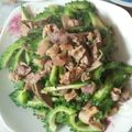 Cooksnap của Trịnh Minh Nguyệt khi họ làm theo món Mướp đắng xào lòng gà 
