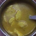 Man Bhati का कुकस्नैप जब उन्होंने अरबी की रसेदार सब्जी (arbi ki rasedar sabzi recipe in Hindi) बनाया था।