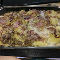 El cooksnap de estela Alejandra mardones cuando hizo Pescado con milhojas de papas en microondas .
