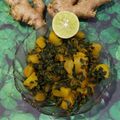 Harsha Gohil's cooksnap of when they made ફ્રાઇડ આલુ મેથી નુ શાક (Fried Aloo Methi Shak Recipe In Gujarati).