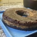 El cooksnap de Luz cuando hizo Chocoflan.