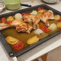El cooksnap de Carmen cuando hizo Pollo asado al limón con manzana😜.