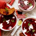  Name - Anuradha Mathur 's cooksnap of when they made Beetroot & Carrot soup.