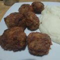 El cooksnap de S. Vanesa Yance Cserge cuando hizo Albóndigas en minutos 😋.
