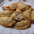 El cooksnap de Vicky Gómez cuando hizo Empanadillas de jamón, cebolla y huevo con thermomix.