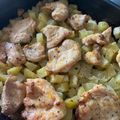 Benkő-Szabó Alexandra Cooksnap-ja, amikor elkészítette a(z) Fokhagymás tepsis burgonya vajpuha fűszeres egész csirkemellel receptet.