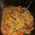 El cooksnap de Vivita Ramirez cuando hizo Tallarin Saltado.