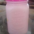 El cooksnap de Aby Rangel cuando hizo Horchata de arroz.