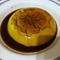 El cooksnap de Emilia cuando hizo 85. Flan de vainilla sin huevo y sin horno.