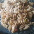 El cooksnap de Andrea Puca cuando hizo Salteado rápido y riquísimo de pollo, verduras y fideos👌🖒.
