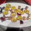 El cooksnap de eva perez cuando hizo Galletas de chocolate decoradas para Halloween.