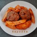 Cooksnap από Διαμαντίδη Χαρούλα στη συνταγή Ζουμερά μπιφτέκια με πατάτες στο φούρνο