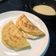 El cooksnap de Elena cuando hizo Crepe de jamón, queso y huevo.