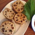 Kristina K's cooksnap of when they made Pan Fried, Shiso Flavored Sandwiched Lotus Root.