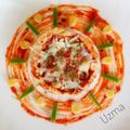 Uzma Ahmad's cooksnap of when they made Bread Pizza.