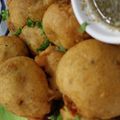 Naila Asif's cooksnap of when they made Batata vada.