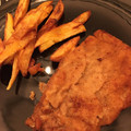 El cooksnap de astrid badia cuando hizo Bistec empanado con patatas fritas deliciosas.