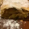 El cooksnap de Marina cuando hizo Apfelstrudel o strudel de manzana con masa casera.