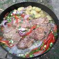 El cooksnap de Andrea cuando hizo Bondiola al disco.