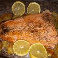 El cooksnap de paquiolivar cuando hizo Salmón 🐟 y patatas a lo pobre.