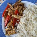 El cooksnap de Lidia cuando hizo Setas al ajillo con pimientos del piquillo.