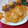Varga Krisztián Cooksnap-ja, amikor elkészítette a(z) Csirkemell vadas mártásban, zsemlegombóccal receptet.