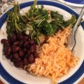 El cooksnap de Claudia Bautista cuando hizo Quelites con frijolitos.
