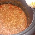 El cooksnap de Morena Enciso cuando hizo Tuco de carne picada para pasta.