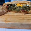El cooksnap de Leticia Casto cuando hizo Pascualina con acelga y cebolla cruda, facilísima!.