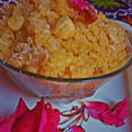 Neeta Bhatt का कुकस्नैप जब उन्होंने फाडा लापसी (Fada lapsi recipe in Hindi) बनाया था।
