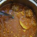 El cooksnap de Lucía Fernández cuando hizo Albóndigas con arroz.