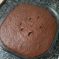El cooksnap de Andrea Muñoz cuando hizo Bizcocho de chocolate.