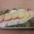 El cooksnap de conihernandez77 cuando hizo Filetón de bacalao fresco al horno con verduras y queso.